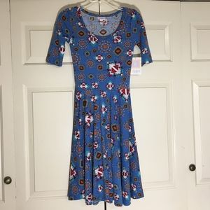 NWT!  LuLaRoe Nicole XXS Dress.